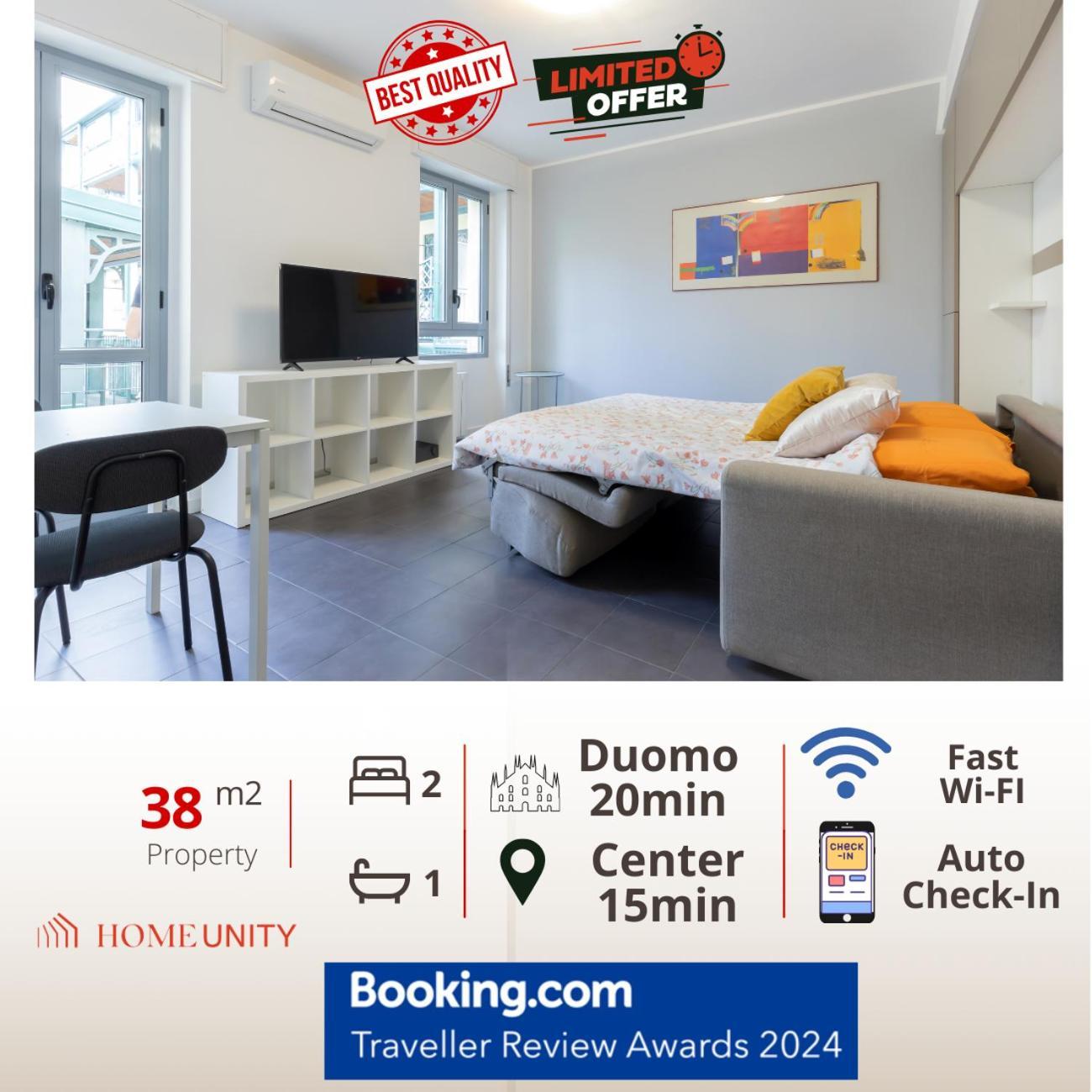 דירות מילאנו 20Mins From Duomo - Renovated Apt Near City Center מראה חיצוני תמונה